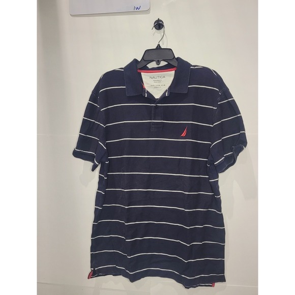 Nautica Other - Mens‎ Nautica Performance Polo Shirt, blue/white/red, Size XL